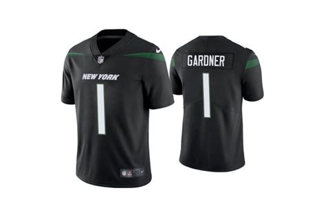 New York Jets #1 Sauce Gardner Vapor Limited Jersey Black — JerseyHour.COM