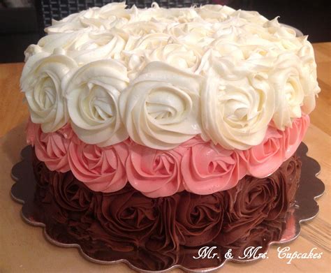 Neapolitan Rose Cake Made By Mrandmrscupcakes How To Make Cake Rose