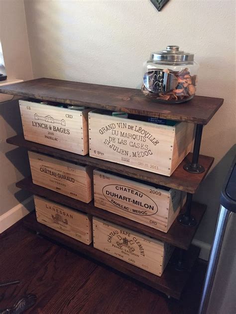 50 Crates Ideas 45 Furniture Inspiration Wooden Wine Crates Wine