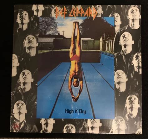 Def Leppard High N Dry Lp Vinyle Masterdisk 1981 Mercury Srm 1 4021 Ex Eur 26 62