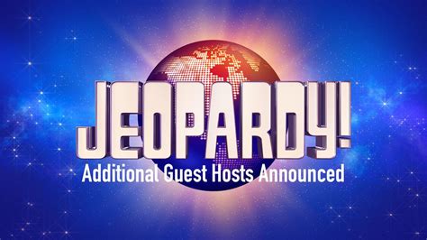 Jeopardy! Announces Additional Guest Hosts | J!Buzz | Jeopardy.com