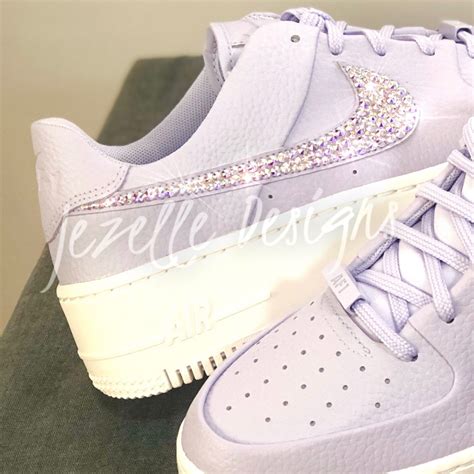 Custom Purple Nike Air Force By Jezelle Designs Limited Edition