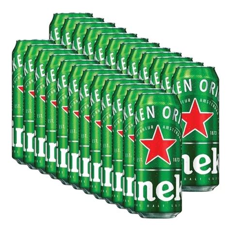 Cerveza Heineken Rubia Lata 473 ML 24 Unidades MercadoLibre