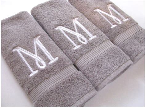 Monogrammed Bath or Hand Towels 4 Sizes Blue or 9 Other - Etsy