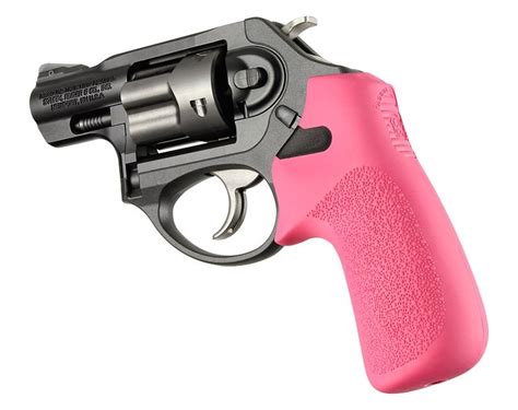 Hogue Ruger Lcr Pink Tamer Combat Rubber Grip 78037