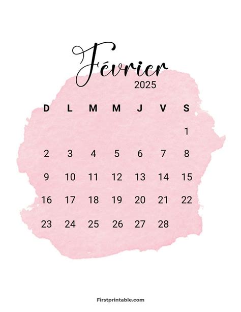 Calendrier Fevier Imprimer Gratuitement En Fran Ais