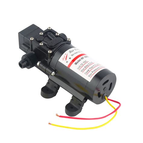 New Dc V W Motor High Pressure Diaphragm Water Self Priming Pump