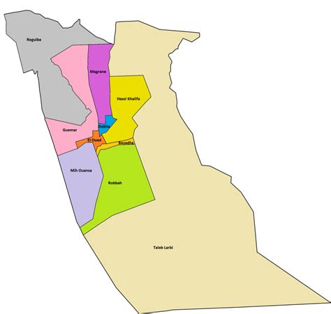 Quelles Sont Les Da Ras De La Wilaya D El Oued