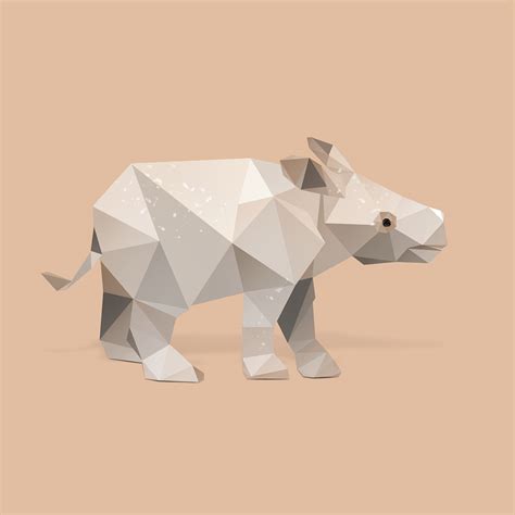 Baby Javan Rhino. on Behance