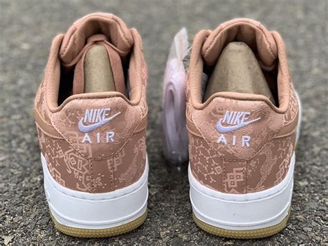 Clot X Nike Air Force Low Rose Gold Silk Cj