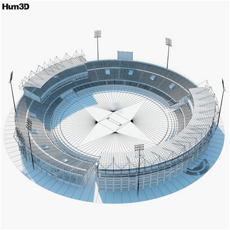 Rajiv Gandhi International Cricket Stadium 3D model - Architecture on Hum3D