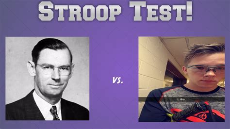 Stroop Test Youtube