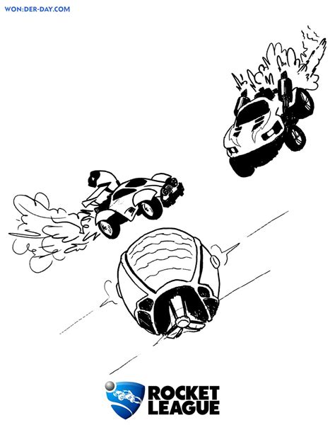 Dibujos De Rocket League Para Colorear Y Imprimir Gratis