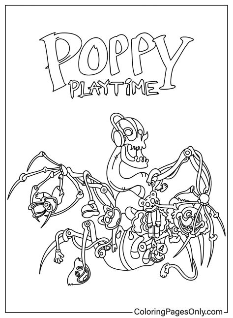 The Prototype And Smiling Critters Free Printable Coloring Pages