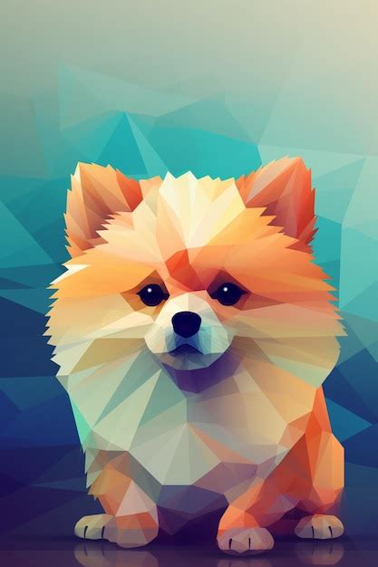 premium ai image  dog   triangle face  saysdog