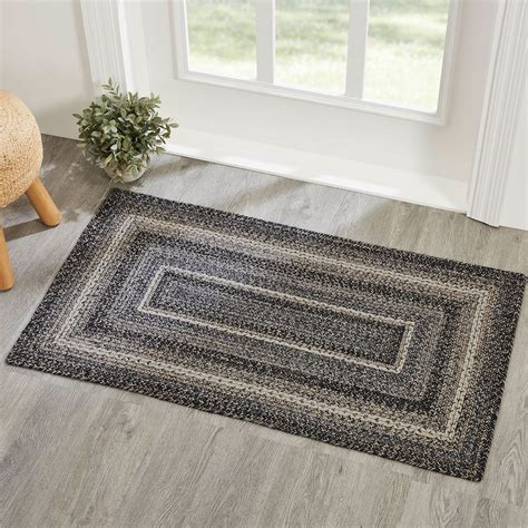 Sawyer Mill Rectangle Rug Black 2'3" x 4' | Touch of Class