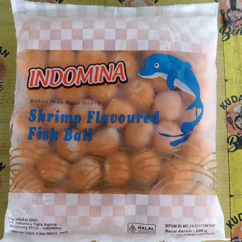 Jual Indomina Baso Ikan Baso Udang Gr Shopee Indonesia