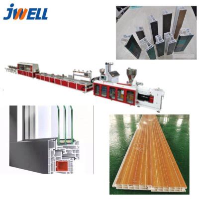 Pvc Upvc Plastic Profile Extruder Machine For Wpc Door Frame Jamb And