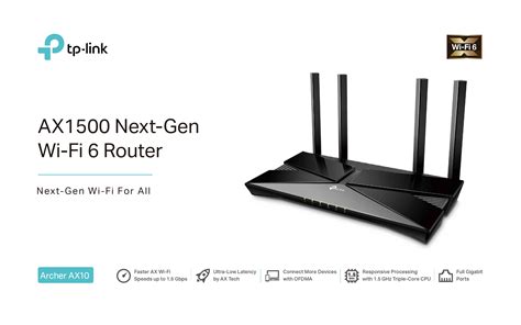 Tp Link Ax1500 Wi Fi 6 Router Wireless User Guide