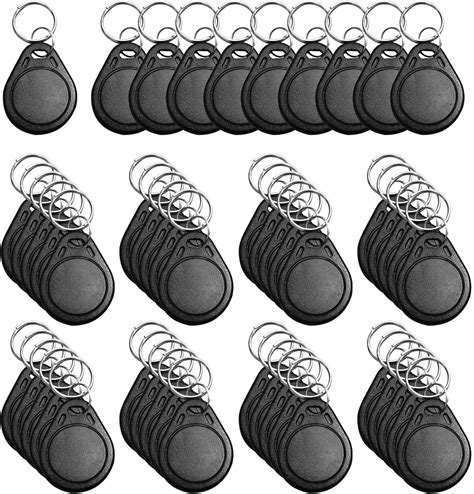 CDIYTOOL Lot de 50 clés de carte d identité de proximité 125 kHz RFID