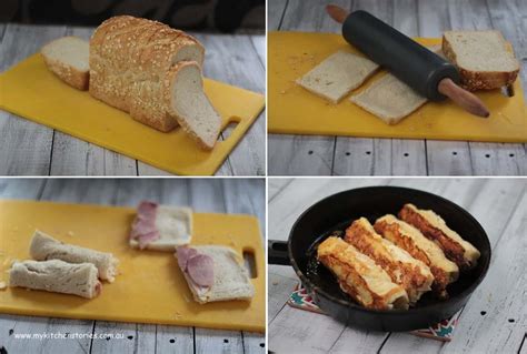 Ham And Cheese French Toast Rolls My Kitchen Stories