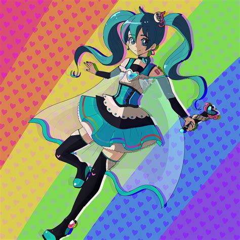 Miku But Magical Girl Gummyshark Illustrations Art Street