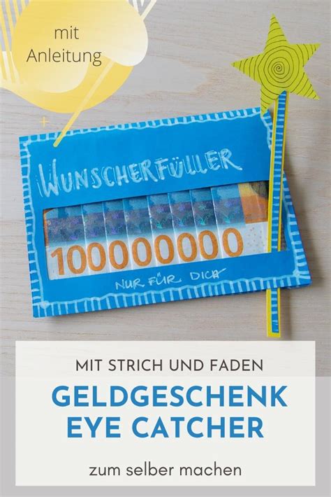 Geldgeschenk Originell Verpacken Eye Catcher Mit Strich Und Faden