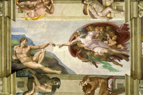 La Creazione Di Adamo Di Michelangelo Nella Cappella Sistina Arte Svelata