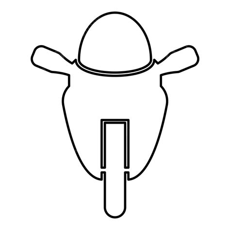 Icono De Vector Contorno Negro De La Clase De Carreras De Motos Deportivas Vector Png Deporte