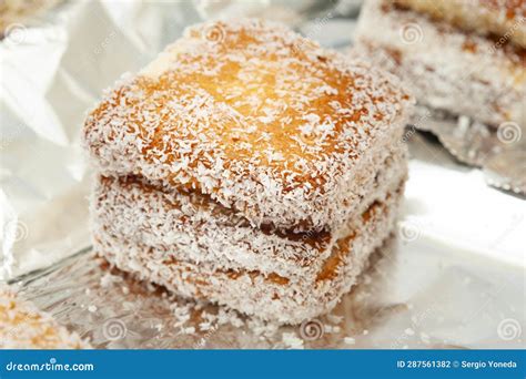 Delicious Brazilian Traditional Dessert Known As Bolo Gelado In Side