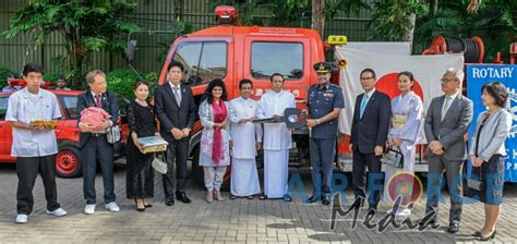 Japan Sri Lanka Friendship Association Donates A Fire Engine And A Fire