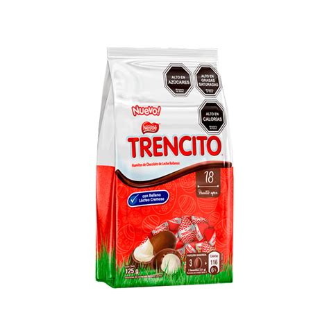 Super El Trebol Huevitos De Chocolate Trencito Con Relleno Bolsa Grs