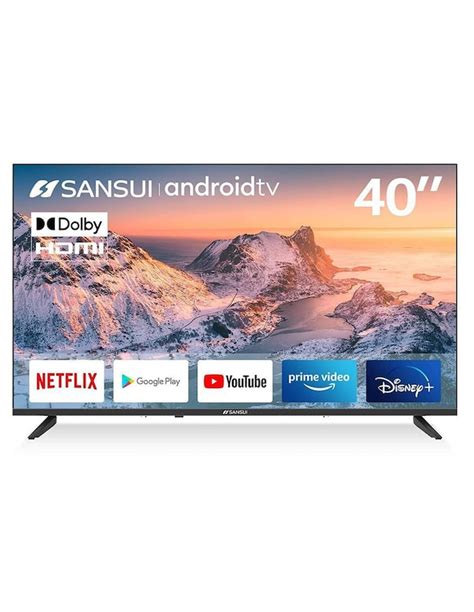 Pantalla Sansui LED Smart TV De 40 Pulgadas Dolby Atmos HDR Dolby