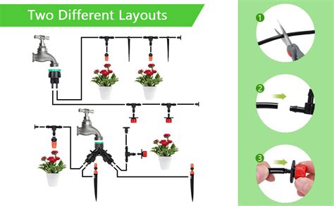 Aiglam Bevattningssystem Micro Drip Bevattningsset