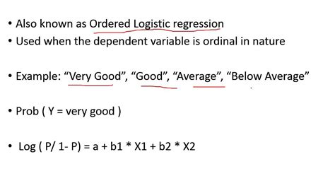 11 Ordered Logistic Regression Youtube