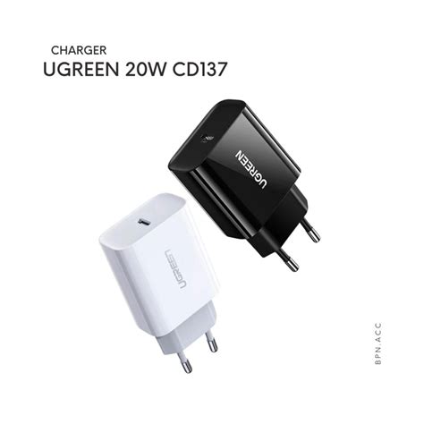 Jual Kepala Charger Ugreen USB C PD Fast Charger 20W USB C Type C Fast