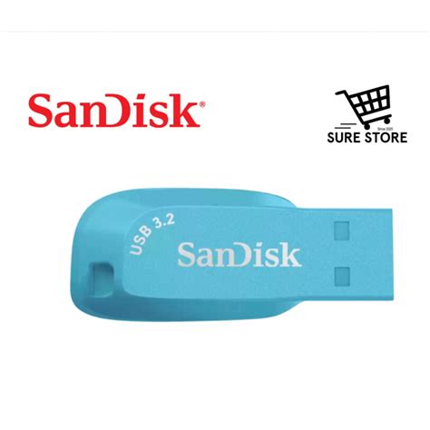 SanDisk 128GB Ultra Shift USB 3 2 Gen 1 Flash Drive Bachelor Button