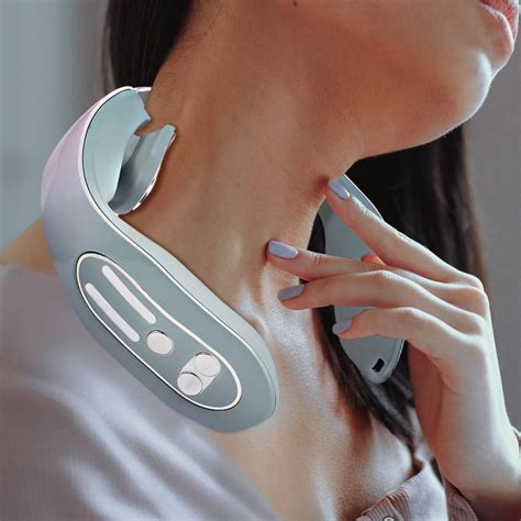 Ems Neck Acupoints Lymphvity Massager Device