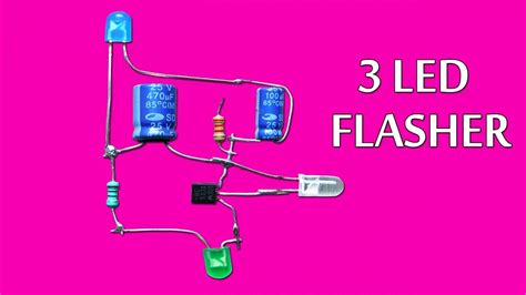 Single Transistor Led Flasher Circuit