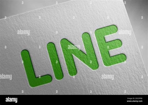 Line Logo Paper Texture Illustration Stock Photo Alamy