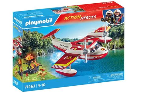 Playmobil Action Heroes Hydravion Avec Pompier Playmobil