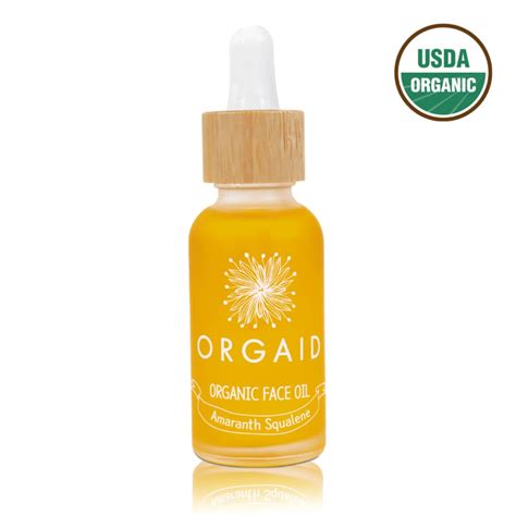 Orgaid Organic Amaranth Squalene Organic Face Oil 1 Oz Introvert