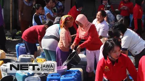 Kabupaten Grobogan Alami Krisis Air Bersih NET JATENG YouTube