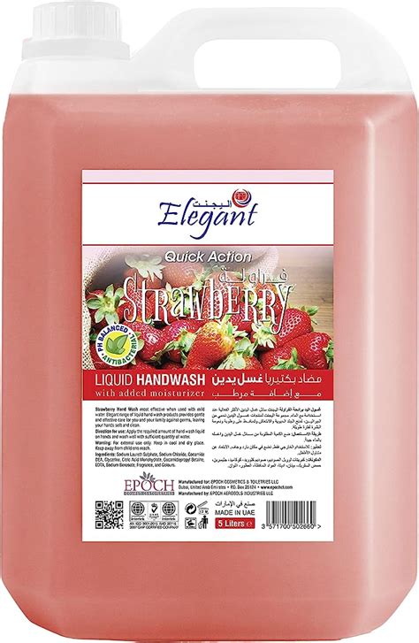 Elegant Hand Wash Liquid Refill Liter Sweet Strawberry