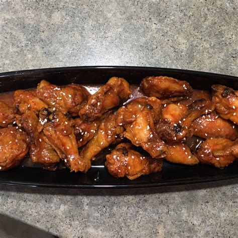 Crispy Honey Sriracha Chicken Wings Recipe Allrecipes