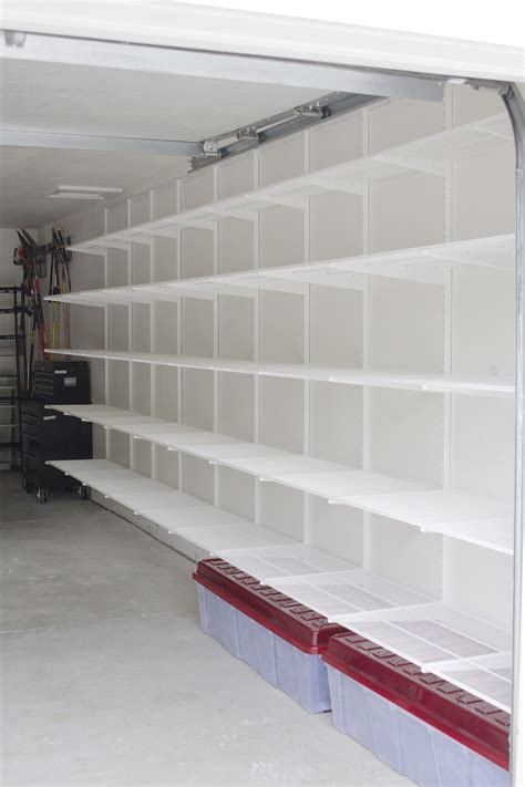 Simply Done Custom Wall Of Garage Shelving Simply Organized Garage