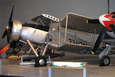 Fairey Swordfish Mki Single Engine Torpedo Bomber Biplane Uk