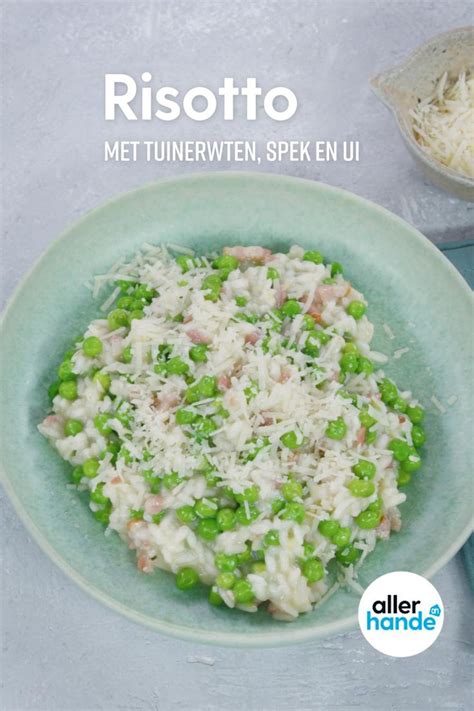 Risotto Met Tuinerwten Spek En Ui Recept Allerhande Albert Heijn