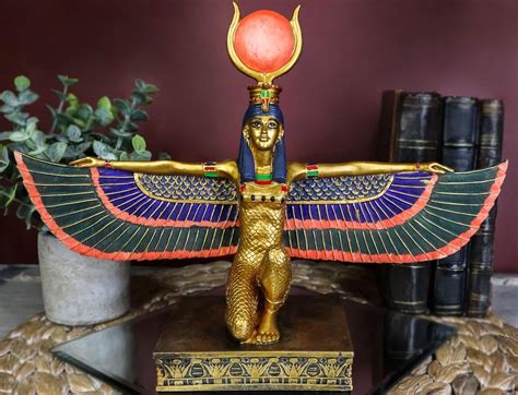 Ebros T Colorful Egyptian Goddess Kneeling Isis With