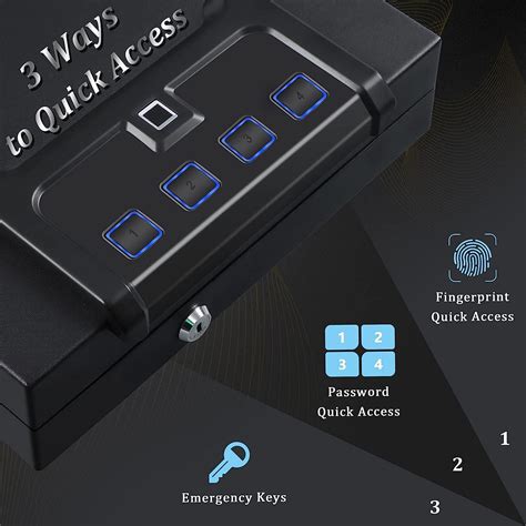 Dalmbox California Doj Certified Quick Access Gun Safe With Keypad